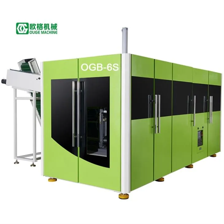 Mașină de turnare prin suflare cu umplere la cald, cu 6 cavități