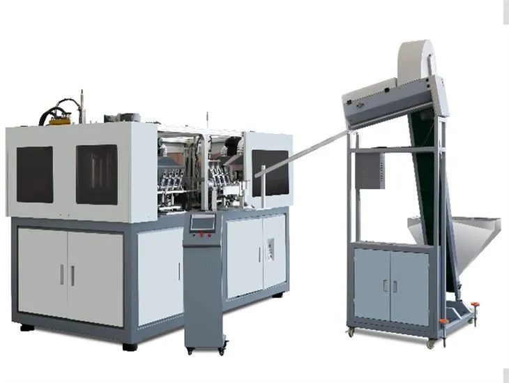 Economisind energie Mașină de turnare prin suflare a sticlelor din plastic